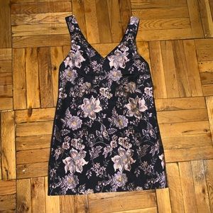 Urban Outfitters Jacquard Floral Dress